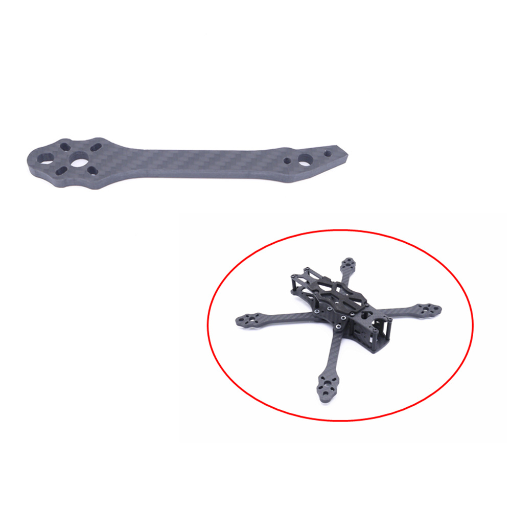 1-PC-Carbon-Fiber-5mm-dicke-Ersatzrahmenarm-fuumlr-STEELE-5-220mm-Radstand-Rahmenkit-RC-Drone-FPV-Ra-1786331-1